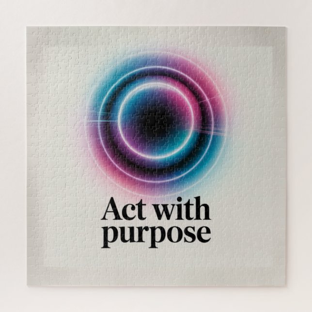 Puzzle Act With Purpose (Vertical)