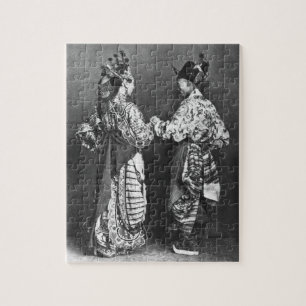 Puzzle Acteurs chinois par derrière, c.1870 (photo de