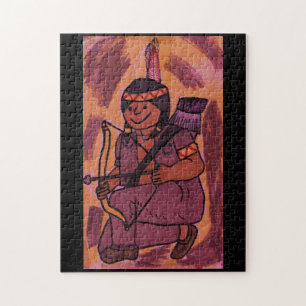 PUZZLE ACTION DE GRÂCE UN PETIT INDIEN