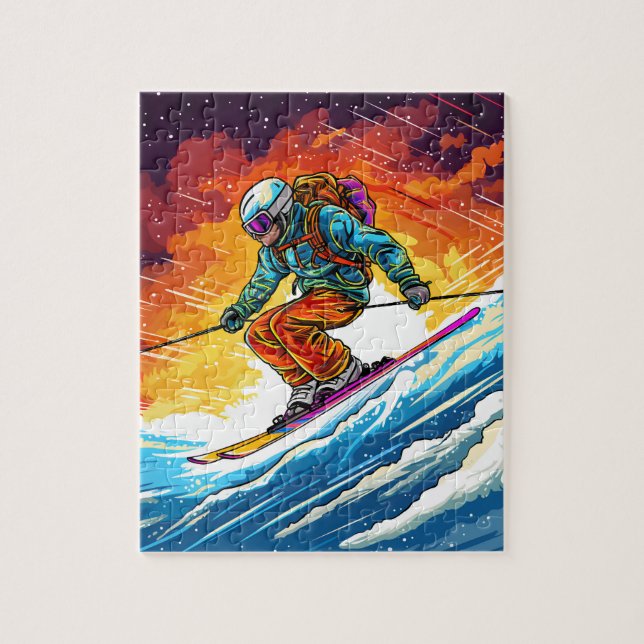 Puzzle Action de ski (Vertical)