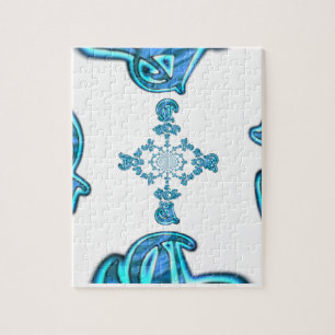 Puzzle Action Retro Vintage Hakuna Matata Blue Gift.png