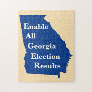 Puzzle Activer tous les résultats des élections en Géorgi