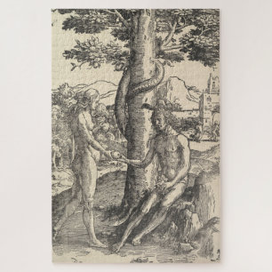 Puzzle Adam and Eve: The Fall of Man (Lucas van Leyden)