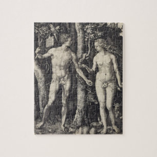 Puzzle Adam et gravure d'Ève par Albrecht Durer