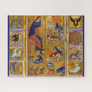 PUZZLE ADAM NAMMER ANIMAUX, BESTIAIRE MÉDIÉVAL, CERFS, LI