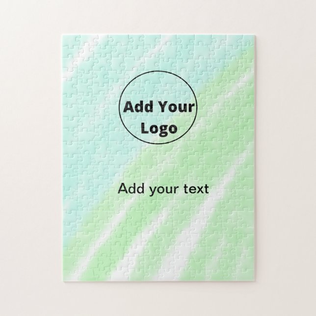 Puzzle add your text simple minimal custom add your logo  (Vertical)