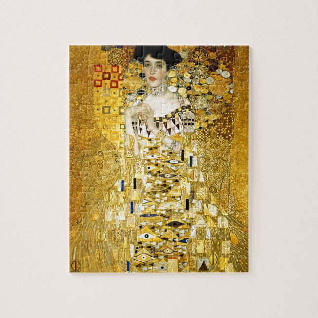 Puzzle Adele Bloch-Bauer I by Gustav Klimt Art (Vertical)