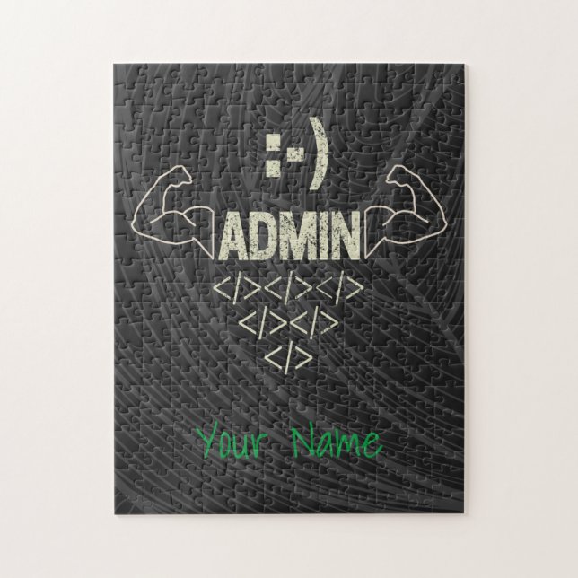 Puzzle Administrateur Administrateur IT Sysadmin Informat (Vertical)