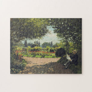 Puzzle Adolphe Monet Lecture dans le jardin Monet Art