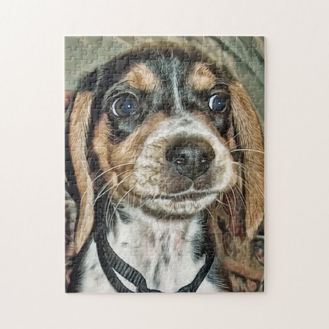 Puzzle Adorable Beagle Chiot (Vertical)