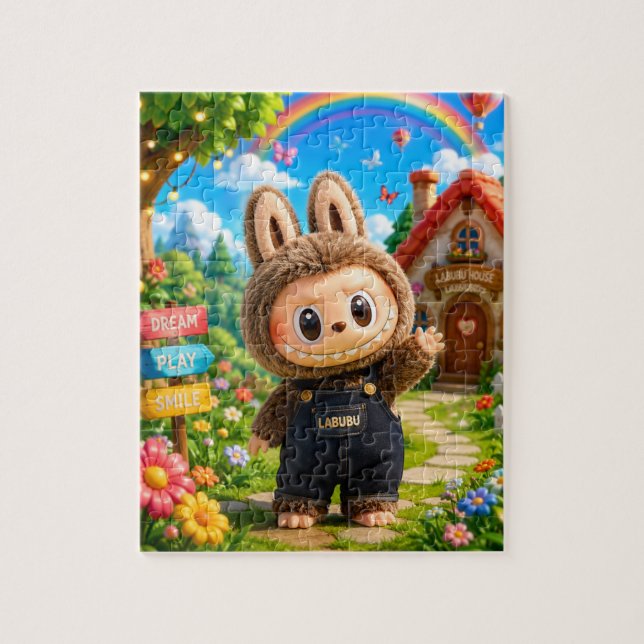 Puzzle Adorable Labubu pour Enfants (Vertical)