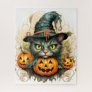 Puzzle Adorable Petite Chatte Sorcière