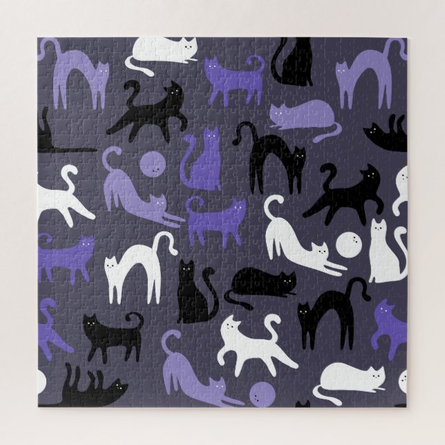 Puzzle Adorable Yoga mignon Pots de chat (Vertical)