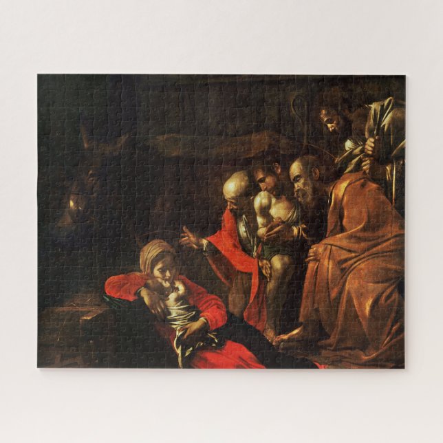 Puzzle Adoration des bergers (Caravaggio) (Horizontal)