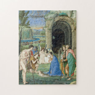 Puzzle Adoration des bergers, circa 1500