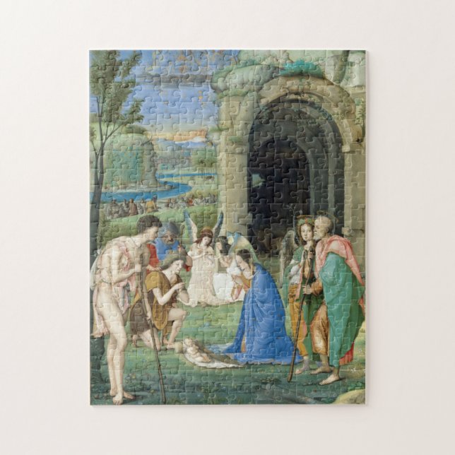 Puzzle Adoration des bergers, circa 1500 (Vertical)