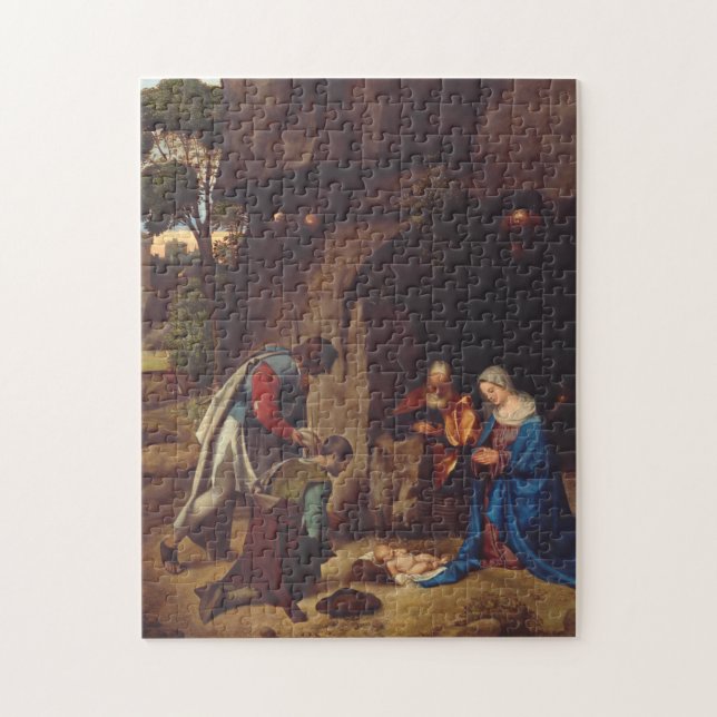 Puzzle Adoration des bergers par Giorgione (Vertical)