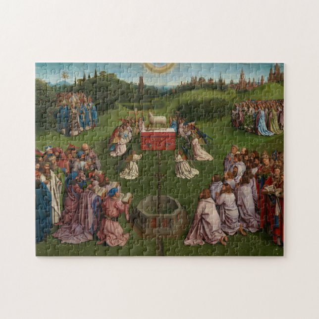 Puzzle Adoration of the Mystic Lamb, The Ghent Altarpiece (Horizontal)