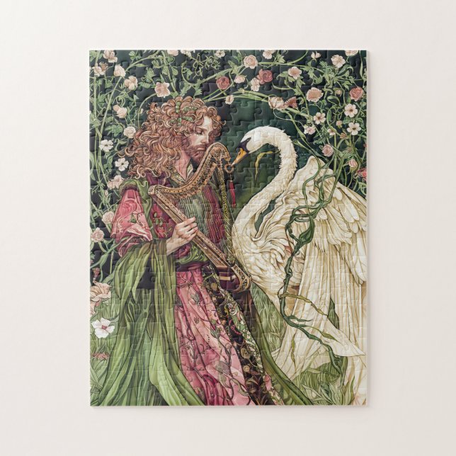 Puzzle Aengus dieu celtique de l'Amour et de la Beauté (Vertical)