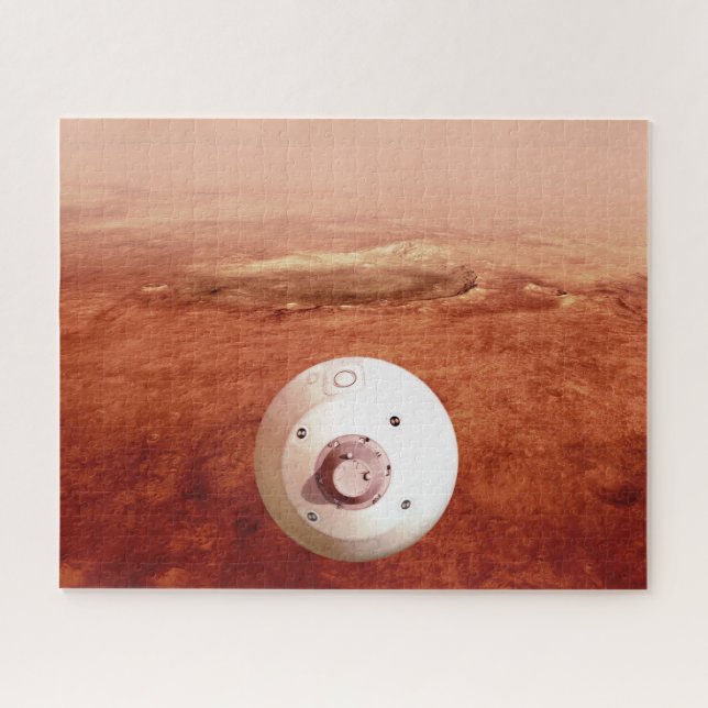 Puzzle Aérocoque Avec Perpersévérance Rover Descente Vers (Horizontal)