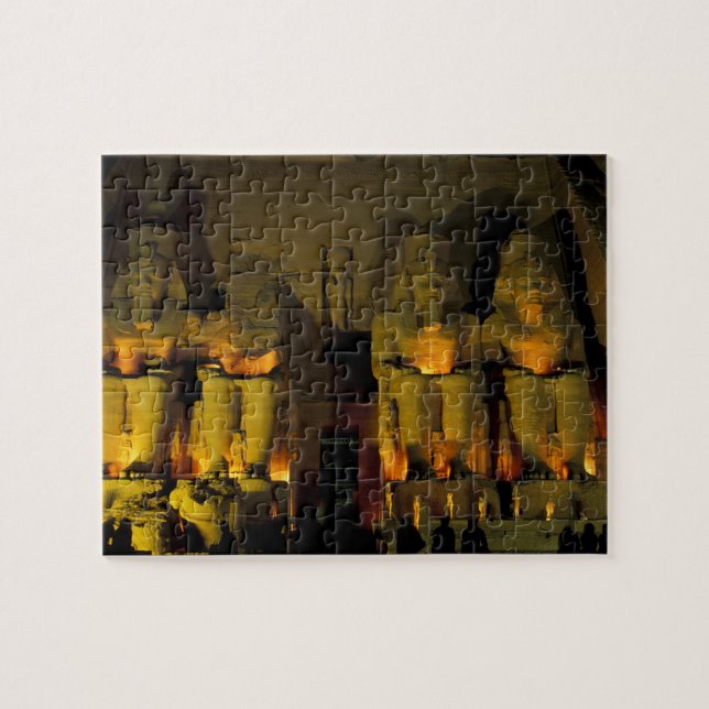 Puzzle AF, Égypte, Abu Simbel. Figures colossales de (Horizontal)