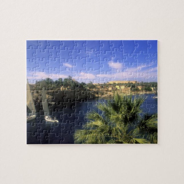 Puzzle AF, Égypte, Haute-Égypte, Assouan. Fleuve Nil, (Horizontal)