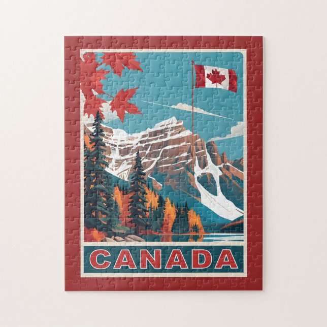 Puzzle Affiche Canada Travel (Vertical)