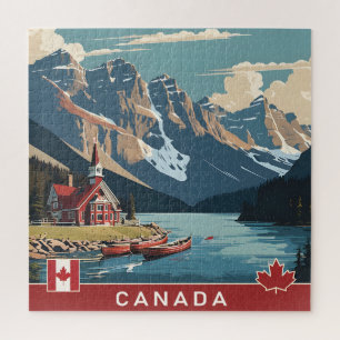 Puzzle Affiche Canada Travel