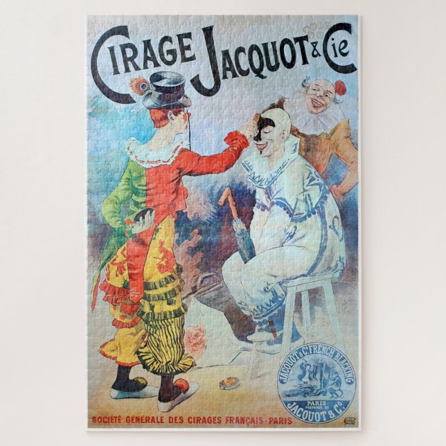 Puzzle Affiche Cirage Jacquot & Cie Belle Époque (Vertical)