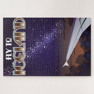Puzzle affiche de combat d'Islande