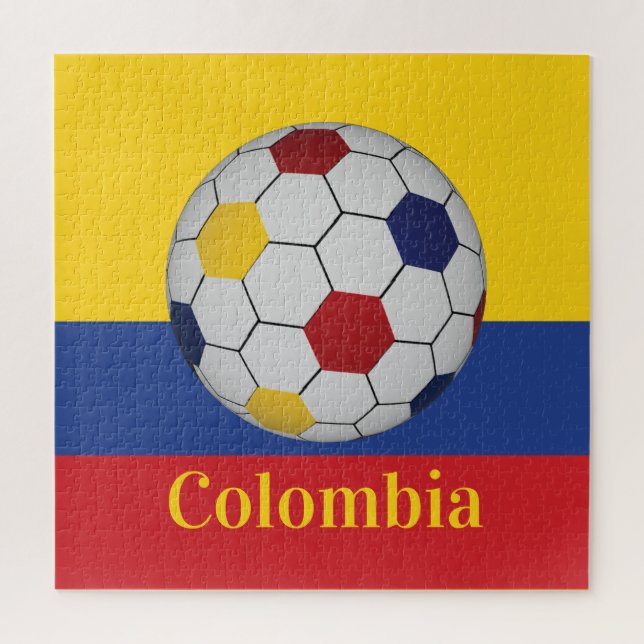 Puzzle Affiche de football colombien (Vertical)