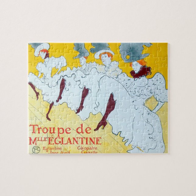 Puzzle Affiche de la danseuse jaune de Toulouse Lautrec (Horizontal)