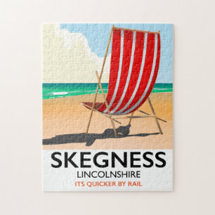 Puzzle Affiche de la plage de Skegness Lincolnshire