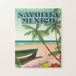 Puzzle Affiche de plage de Sayulita Mexico