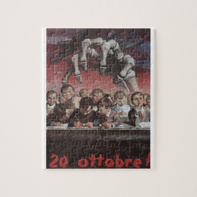 Puzzle Affiche de propagande d'octobre (Vertical)