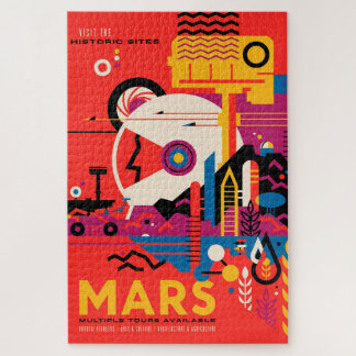 Puzzle Affiche de touriste de Mars