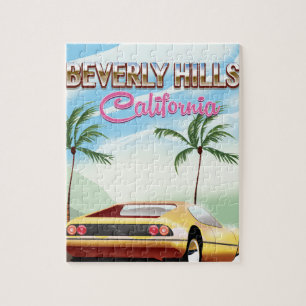 Puzzle Affiche de vacances de Beverly Hills