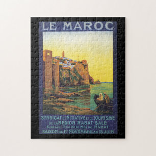 Puzzle Affiche de Vintage voyage de Le Maroc