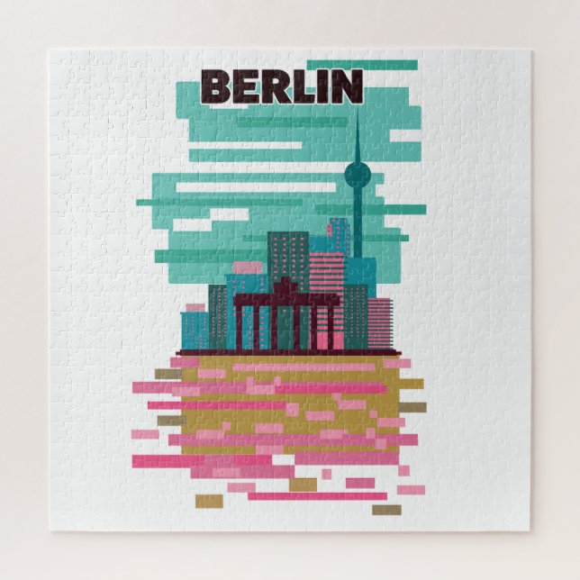 Puzzle Affiche de voyage à Berlin (Vertical)