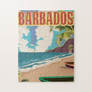 Puzzle Affiche de voyage à la Barbade