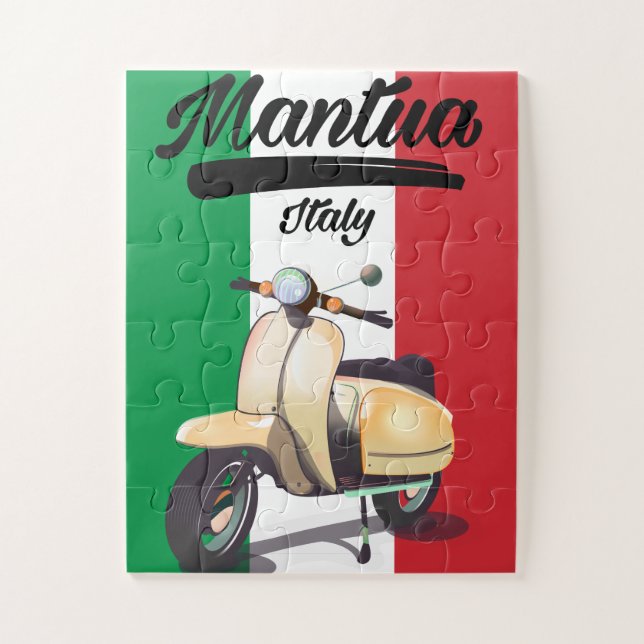 Puzzle Affiche de voyage à Mantoue Italie (Vertical)