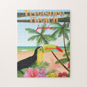 Puzzle Affiche de voyage à Treasure Beach  Jamaïque