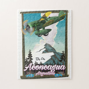 Puzzle Affiche de voyage Aconcagua Argentine