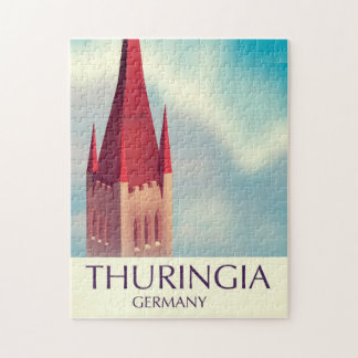 Puzzle Affiche de voyage Allemagne Thuringe