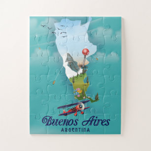 Puzzle Affiche de voyage Buenos Aires, Argentine