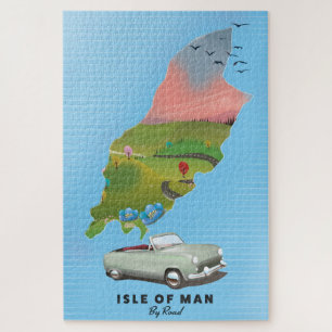 Puzzle Affiche de voyage de l'île de Man