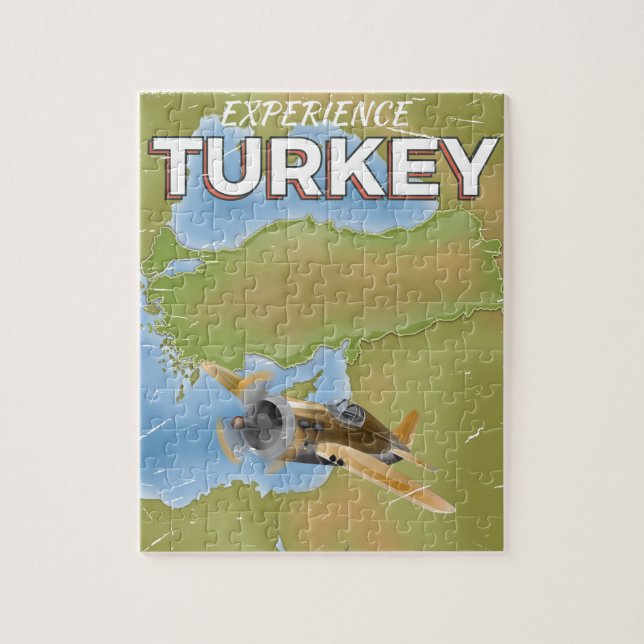 Puzzle Affiche de voyage de Turquie (Vertical)
