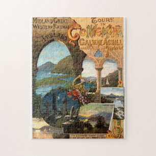 Puzzle Affiche de voyage du Vintage Railway of Ireland