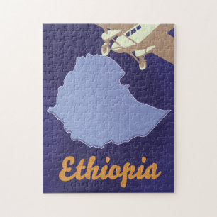 Puzzle Affiche de voyage Éthiopie