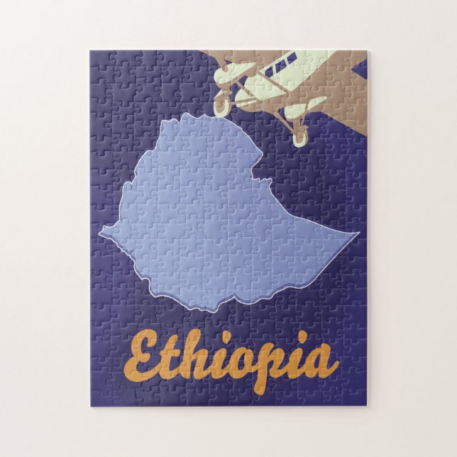 Puzzle Affiche de voyage Éthiopie (Vertical)